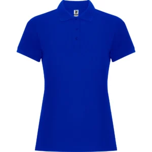Polo Roly PEGASO WOMAN PREMIUM en azul royal, vista frontal