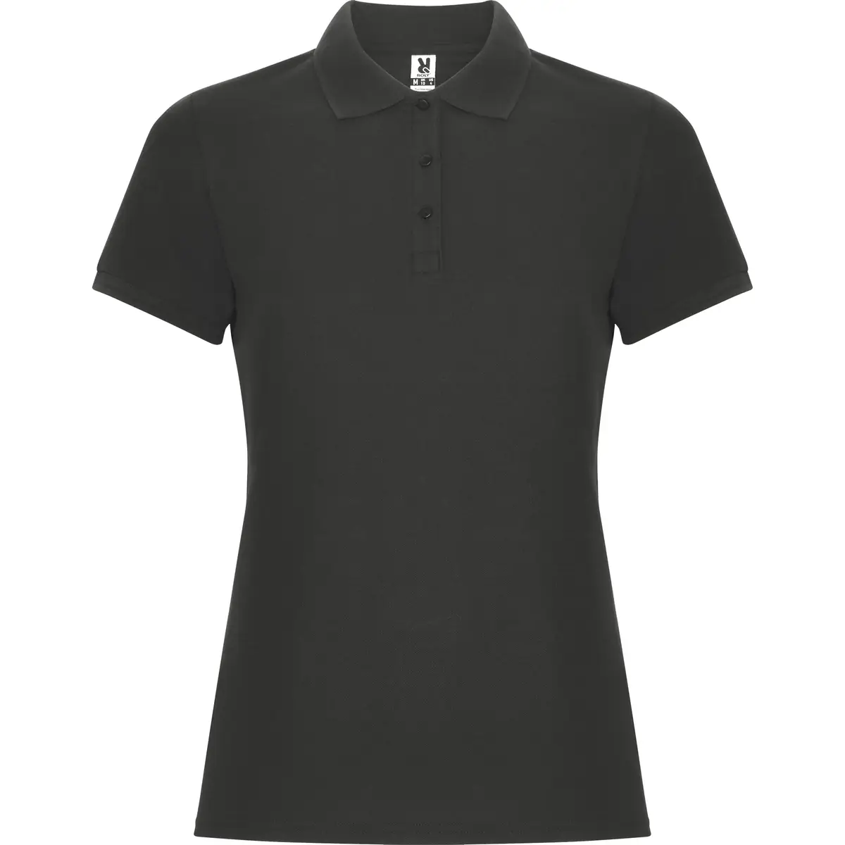 Polo piqué mujer Roly PEGASO WOMAN PREMIUM 15 Polo Roly PEGASO WOMAN PREMIUM en plomo oscuro, vista frontal
