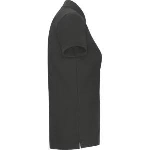 Polo Roly PEGASO WOMAN PREMIUM en plomo oscuro, vista lateral opuesta