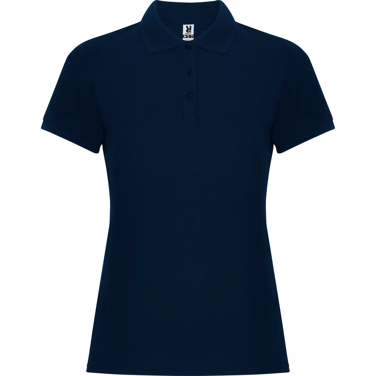 Polo piqué mujer Roly PEGASO WOMAN PREMIUM 19 Polo Roly PEGASO WOMAN PREMIUM en azul marino, vista frontal