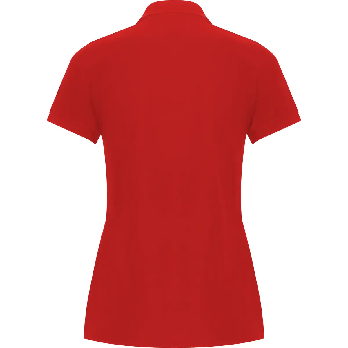 Polo piqué mujer Roly PEGASO WOMAN PREMIUM 26 Polo Roly PEGASO WOMAN PREMIUM en rojo, vista trasera