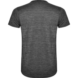 Camiseta técnica de manga corta para hombre Roly ZOLDER, color negro/negro vigoré