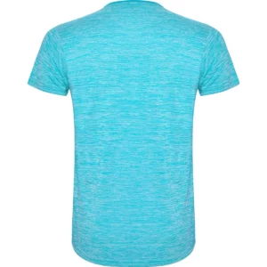 Camiseta técnica de manga corta para hombre Roly ZOLDER, color turquesa/turquesa vigoré