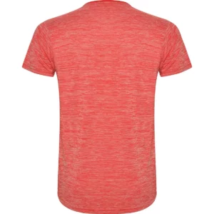 Camiseta técnica de manga corta para hombre Roly ZOLDER, color rojo/rojo claro