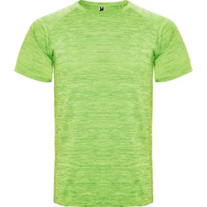 Camiseta técnica para hombre Roly AUSTIN, color lima vigoré