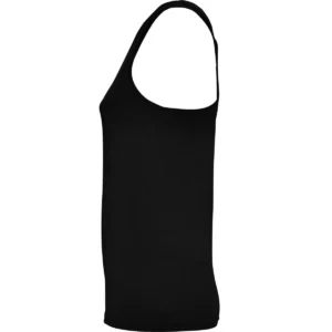 Camiseta técnica de tirantes para mujer Roly AIDA, color negro