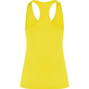 Camiseta técnica de tirantes para mujer Roly AIDA, color amarillo flúor