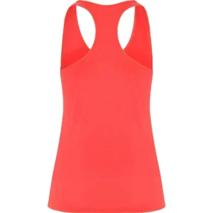 Camiseta técnica de tirantes para mujer Roly AIDA, color coral flúor