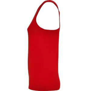 Camiseta técnica de tirantes para mujer Roly AIDA, color rojo
