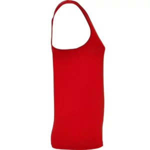 Camiseta técnica de tirantes para mujer Roly AIDA, color rojo