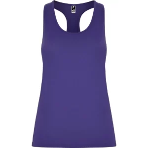 Camiseta técnica de tirantes para mujer Roly AIDA, color morado