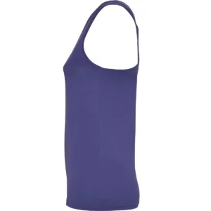 Camiseta técnica de tirantes para mujer Roly AIDA, color morado