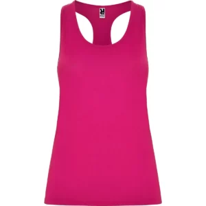 Camiseta técnica de tirantes para mujer Roly AIDA, color rosetón