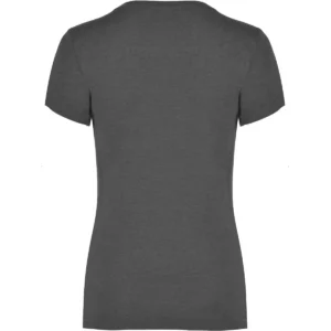 Camiseta de manga corta para mujer Roly FOX WOMAN, color negro vigoré
