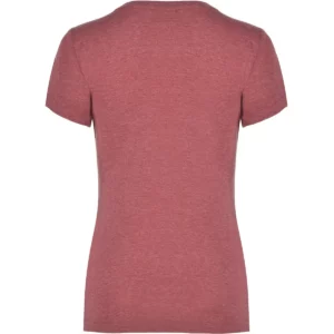 Camiseta de manga corta para mujer Roly FOX WOMAN, color granate vigoré