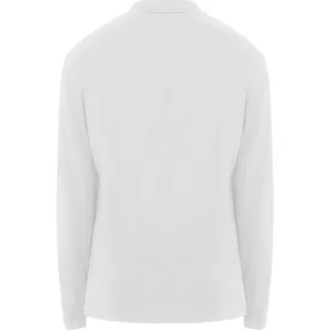 Polo Roly ROVER L/S en blanco de manga larga, vista trasera
