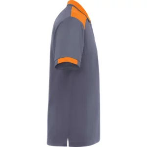 Polo Roly SAMURAI en plomo y naranja, vista lateral opuesta