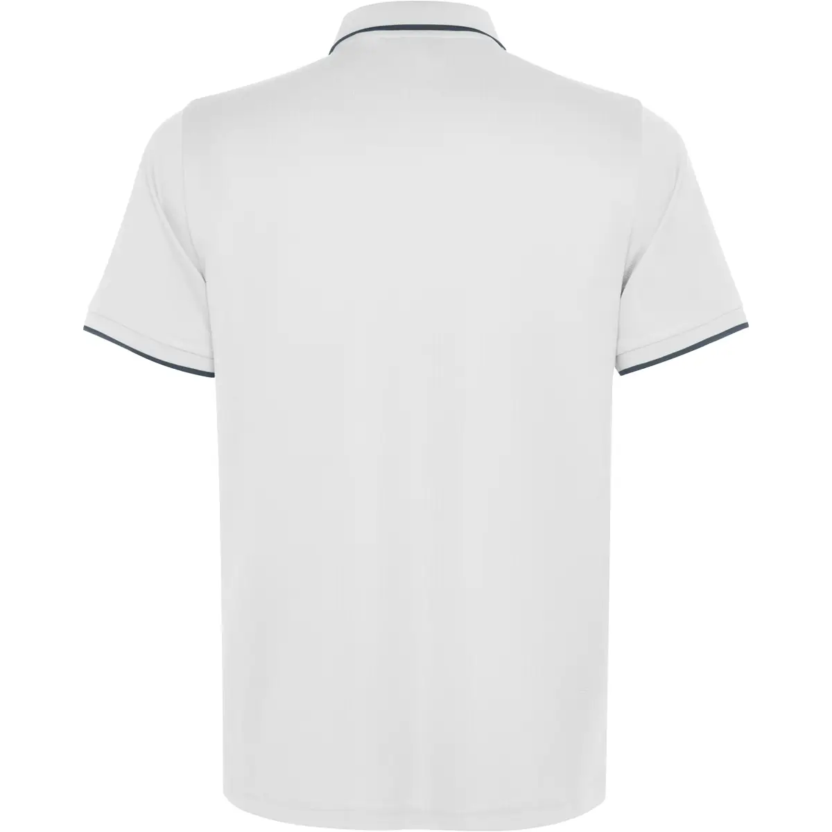 Polo técnico unisex Roly SIAN 6 Polo Roly SIAN en blanco, vista trasera