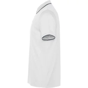 Polo Roly SIAN en blanco, vista lateral