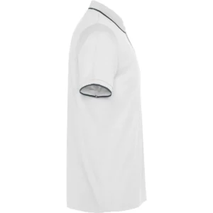 Polo Roly SIAN en blanco, vista lateral opuesta