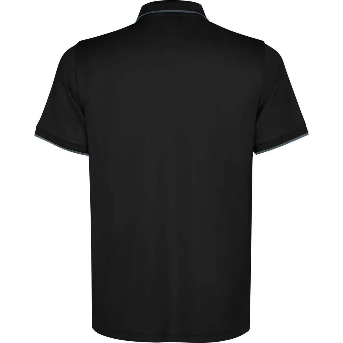 Polo técnico unisex Roly SIAN 12 Polo Roly SIAN en negro, vista trasera