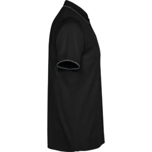 Polo Roly SIAN en negro, vista lateral opuesta