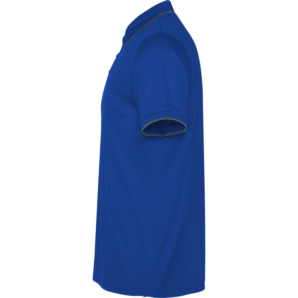 Polo técnico unisex Roly SIAN 14 Polo Roly SIAN en azul royal, vista lateral