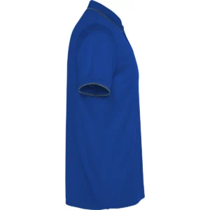 Polo Roly SIAN en azul royal, vista lateral opuesta