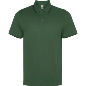 Polo Roly SIAN en verde botella, vista frontal