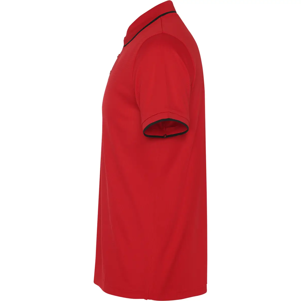 Polo técnico unisex Roly SIAN 30 Polo Roly SIAN en rojo, vista lateral