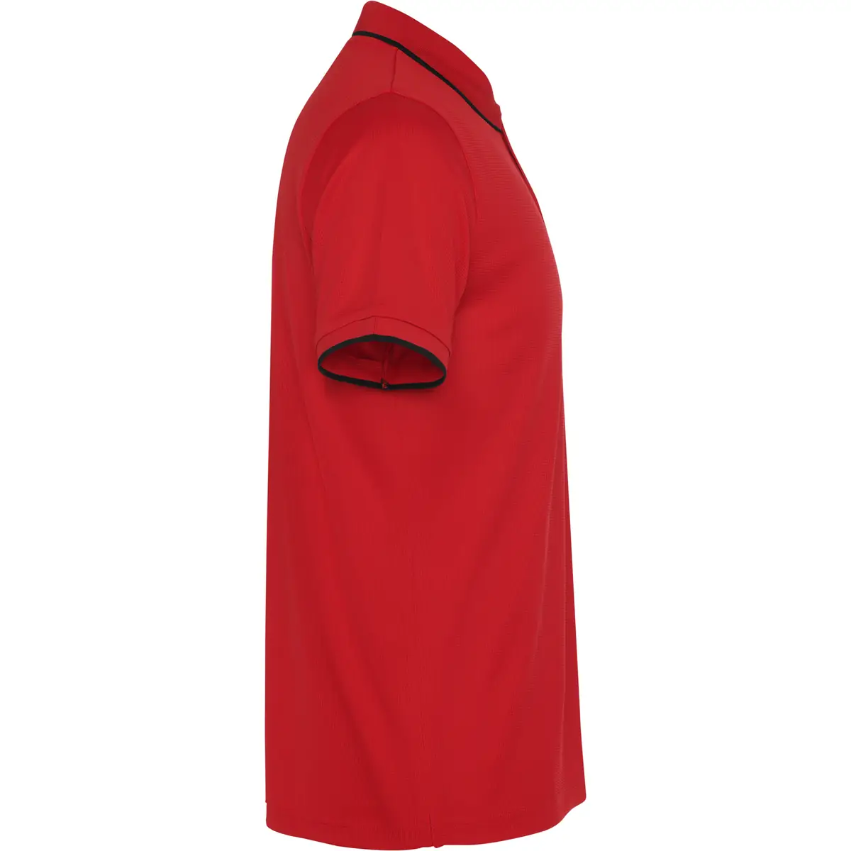 Polo técnico unisex Roly SIAN 31 Polo Roly SIAN en rojo, vista lateral opuesta