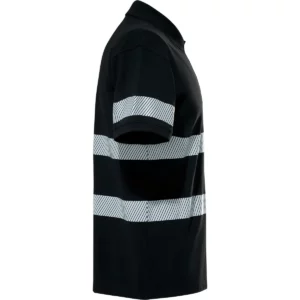 Polo Roly FORAN en negro, vista lateral opuesta