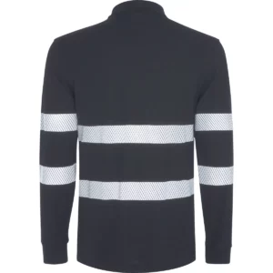 Polo Roly FORAN L/S en plomo de manga larga, vista trasera