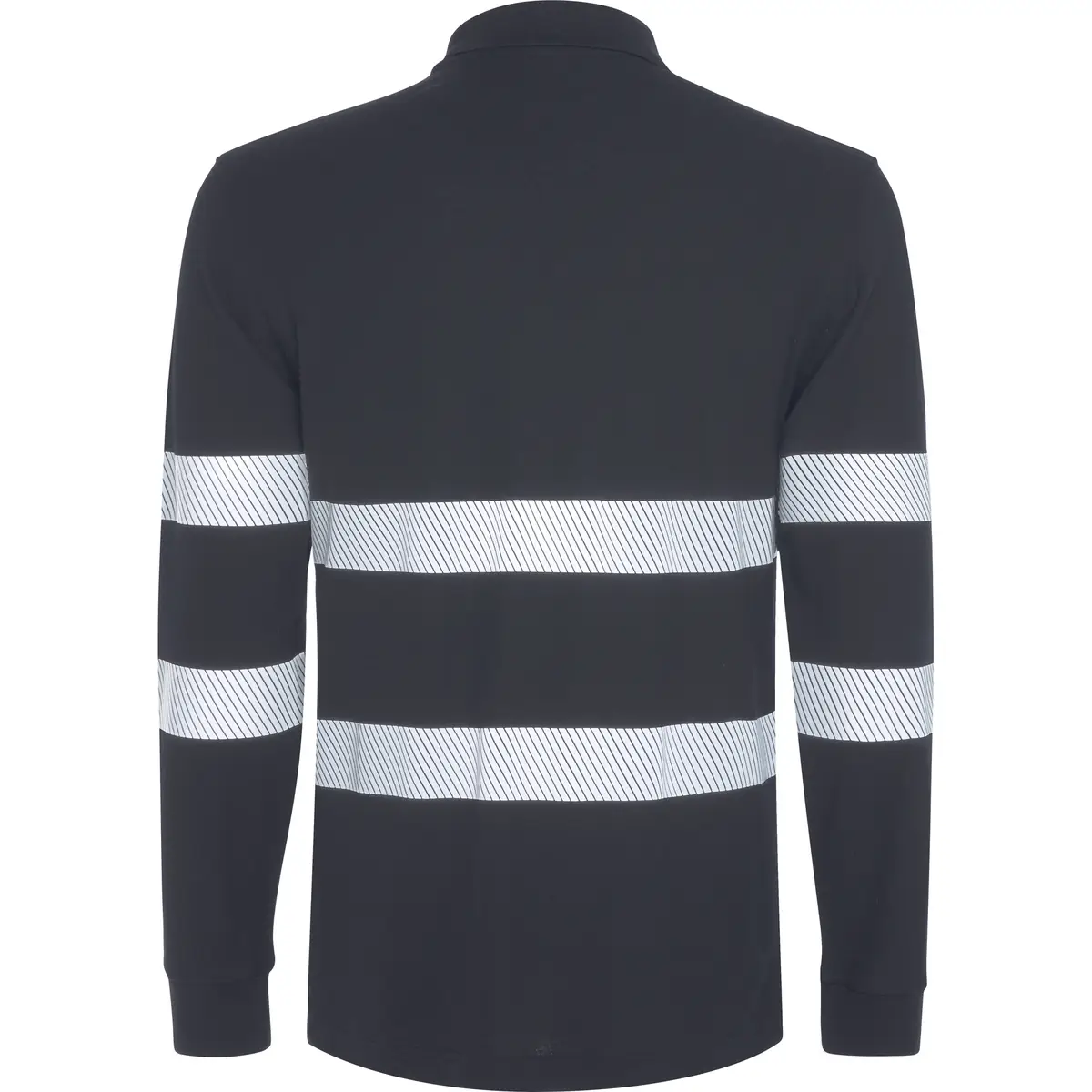 Polo visibilidad aumentada manga larga Roly FORAN L/S 10 Polo Roly FORAN L/S en plomo de manga larga, vista trasera