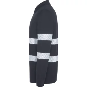Polo Roly FORAN L/S en plomo de manga larga, vista lateral
