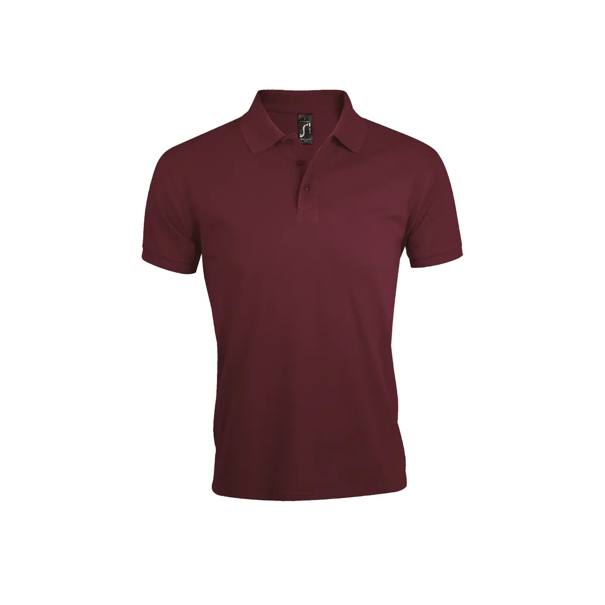 Polo hombre SOL’S PRIME MEN 00571 37 Polo Sol’s PRIME MEN en color Burdeos, vista frontal