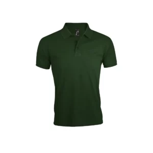 Polo Sol’s PRIME MEN en color Verde botella, vista frontal