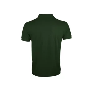 Polo Sol’s PRIME MEN en color Verde botella, vista trasera