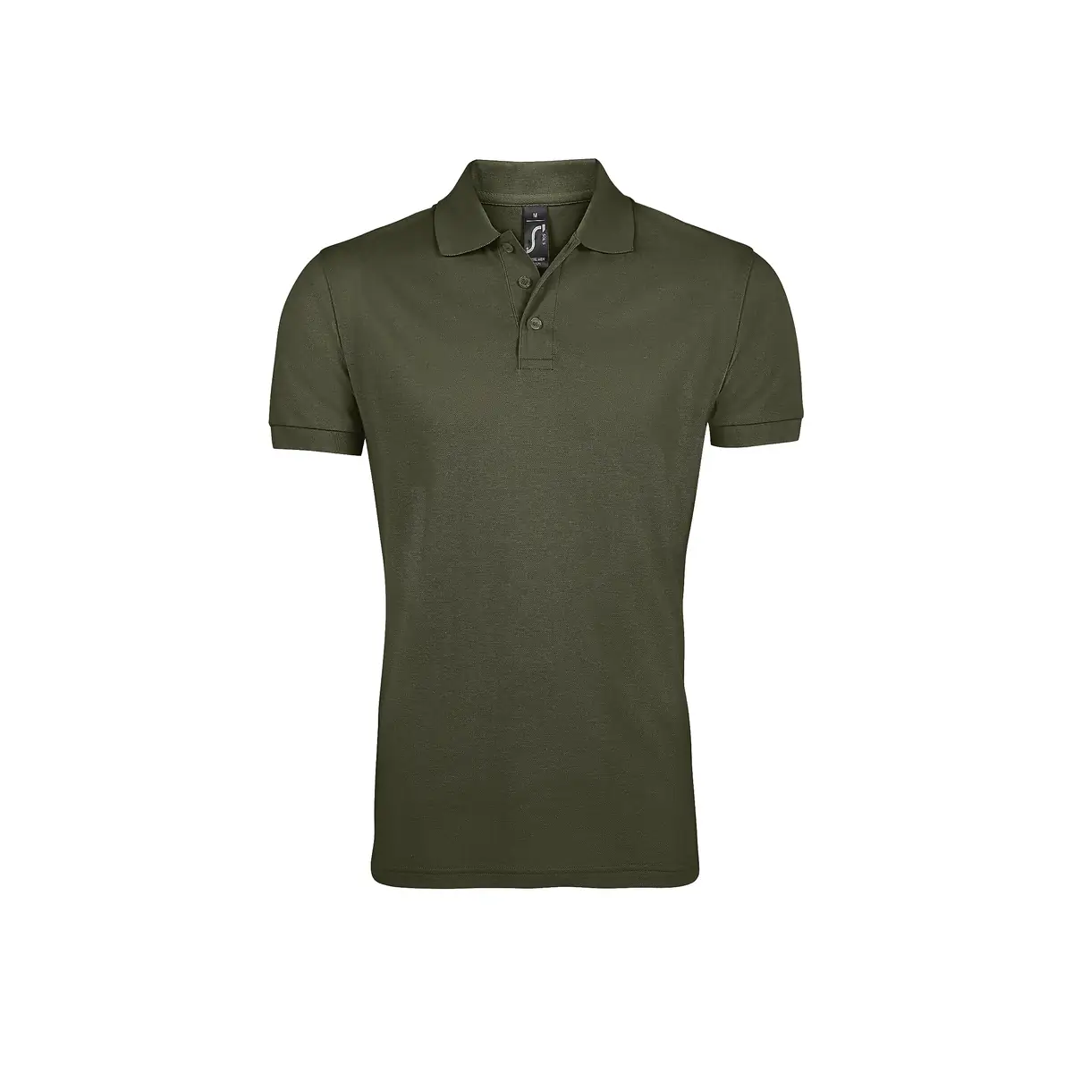 Polo hombre SOL’S PRIME MEN 00571 64 Polo Sol’s PRIME MEN en color Army, vista frontal