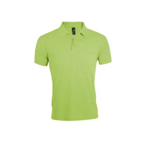 Polo Sol’s PRIME MEN en color Verde manzana, vista frontal