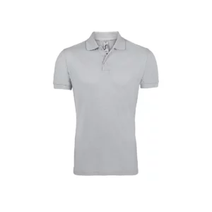 Polo Sol’s PRIME MEN en color Gris puro, vista frontal