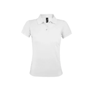 Polo Sol’s PRIME WOMEN en color Blanco, vista frontal
