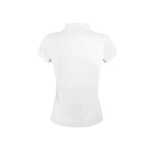 Polo Sol’s PRIME WOMEN en color Blanco, vista trasera
