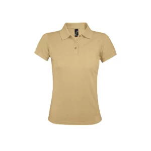Polo Sol’s PRIME WOMEN en color Arena, vista frontal