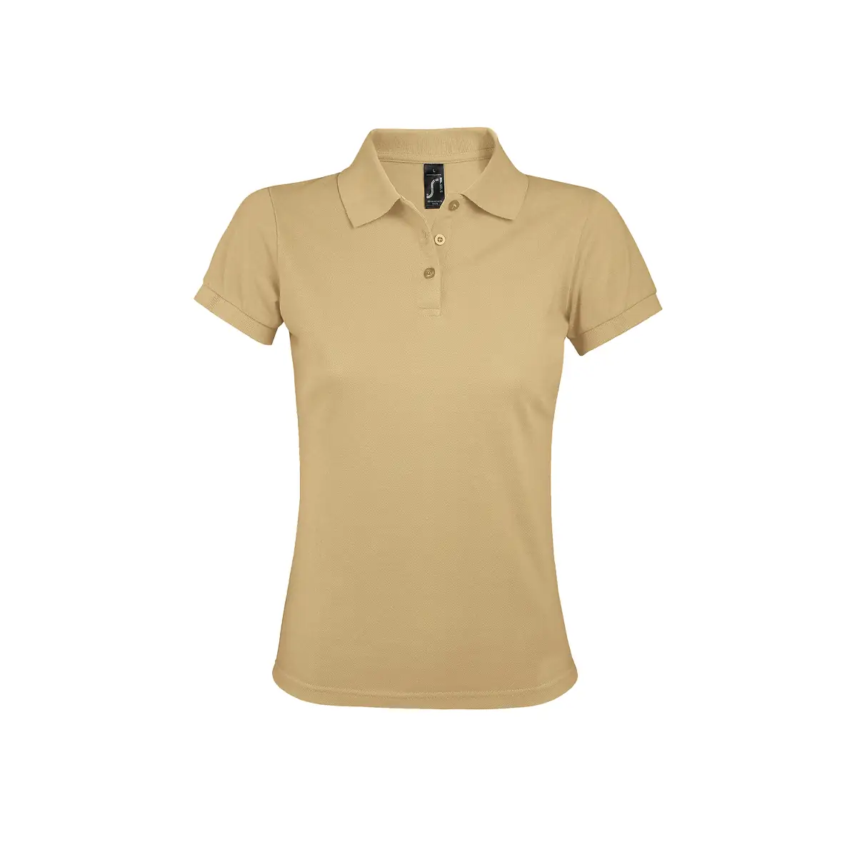 Polo mujer SOL’S PRIME WOMEN 00573 18 Polo Sol’s PRIME WOMEN en color Arena, vista frontal