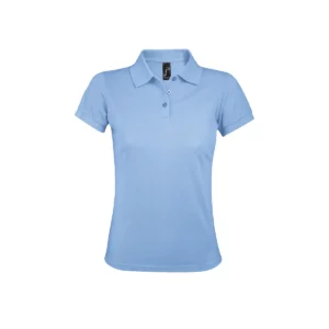 Polo Sol’s PRIME WOMEN en color Azul cielo, vista frontal