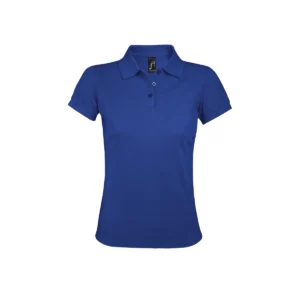 Polo Sol’s PRIME WOMEN en color Azul royal, vista frontal