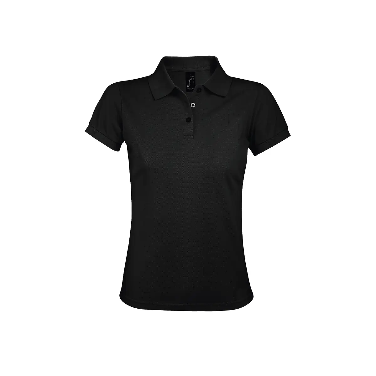 Polo mujer SOL’S PRIME WOMEN 00573 9 Polo Sol’s PRIME WOMEN en color Negro, vista frontal