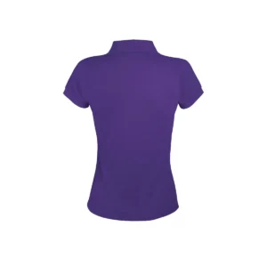 Polo Sol’s PRIME WOMEN en color Morado oscuro, vista trasera