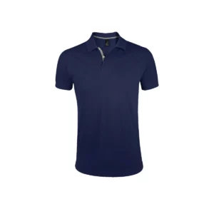 Polo Sol’s PORTLAND MEN en color French marino, vista frontal